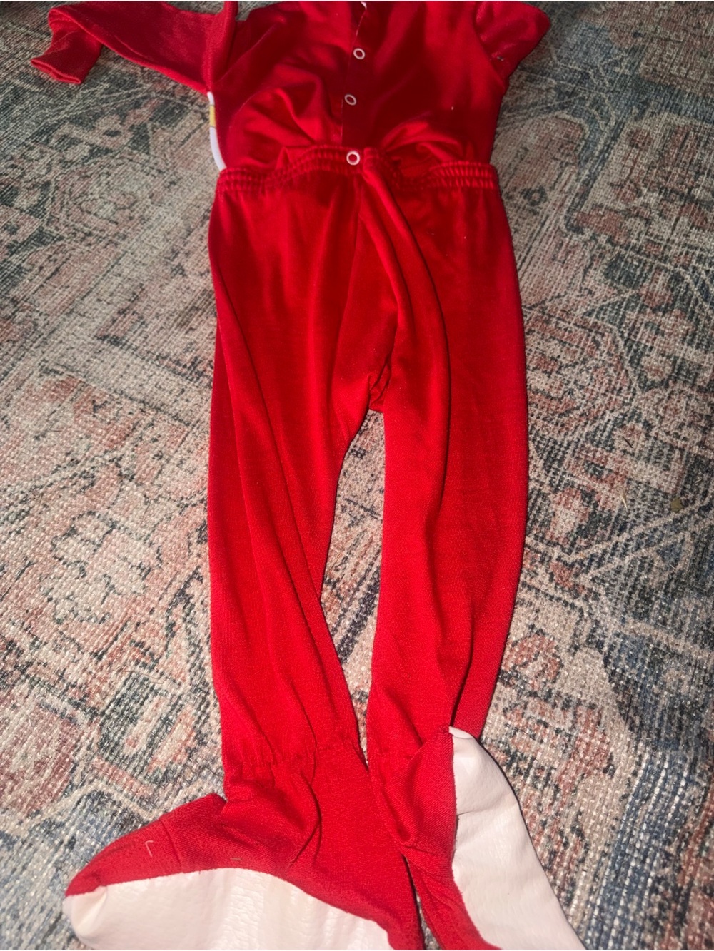 Vintage Circus Pajamas Size 3T Footie Pajamas Unisex Toddler Size 3 - Picture 9 of 9